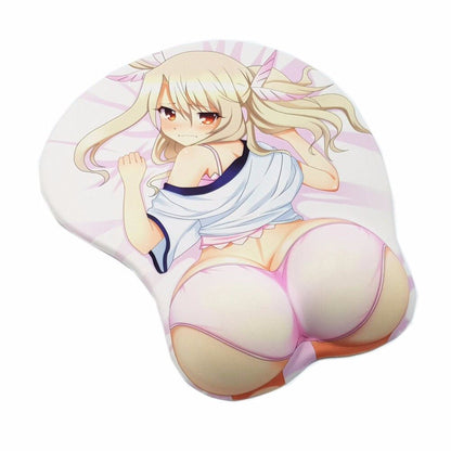 Anime 3D Hip Mouse pads with Wrist Rest