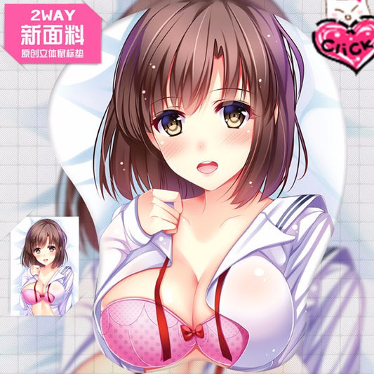 Anime 3D Oppai Mouse Pad Wrist Rest