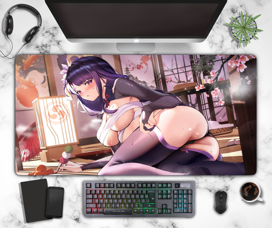 Anime Mouse Pad - Large Desk Mat - Genshin Impact Fan Made Merchandise