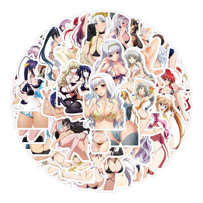 50PCS Adult Stickers Japanese Anime Character Waifu