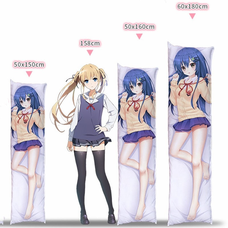 Dakimakura Anime Pillow Case Genshin Impact  Ganyu Pillow Fan Made Merchandise