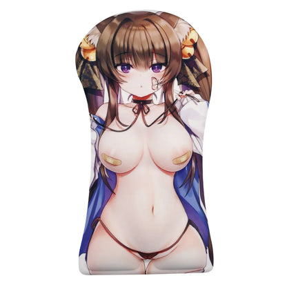 3D Boobs Full Body Mouse Pad chest silicone wrist pad anime