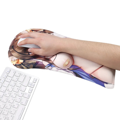 3D Boobs Full Body Mouse Pad chest silicone wrist pad anime