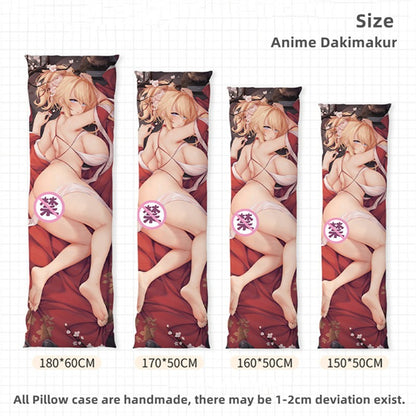 Dakimakura Anime Body Pillow Case Vtuber Naked Decorative Cushion