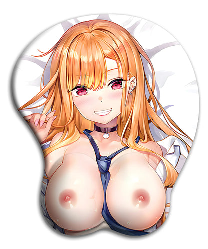 3D Boobs Mousepad Anime Marin with Wrist Oppai Gel - 8 versions