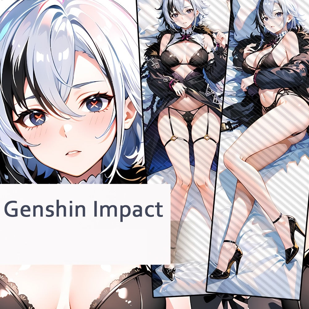 Genshin Impact Dakimakura Body Pillow Case Fan Made Merchandise