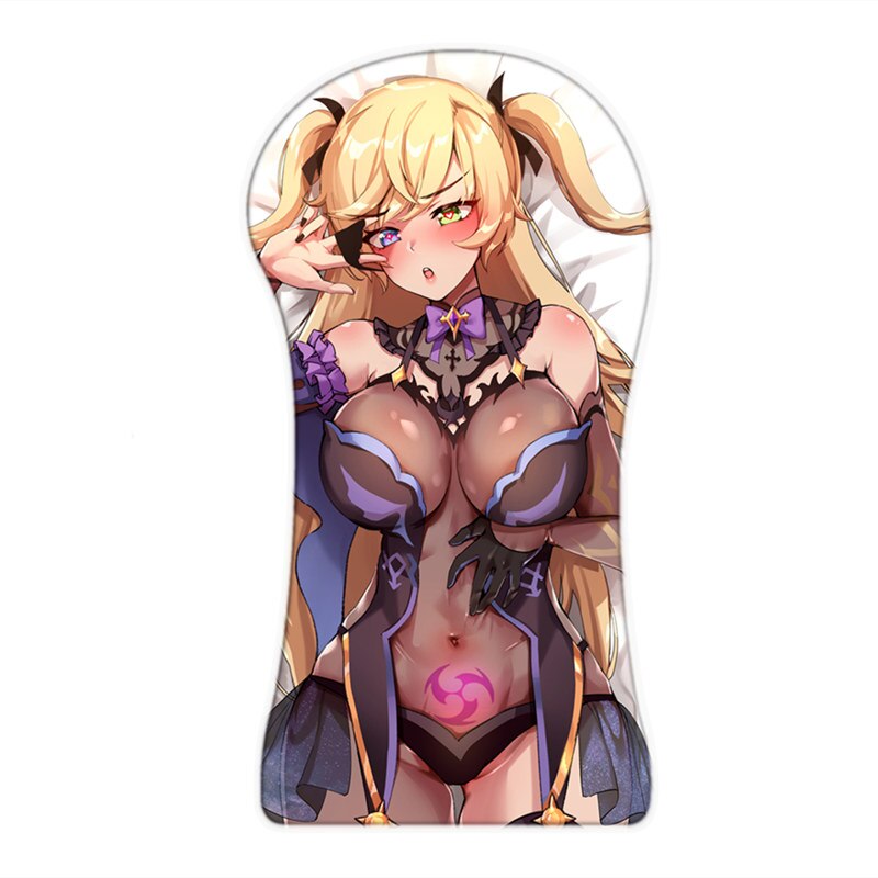 [+20 Characters] 3D Full Body Mouse Pad Arm Wrist Rest Anime Sexy Oppai Pad