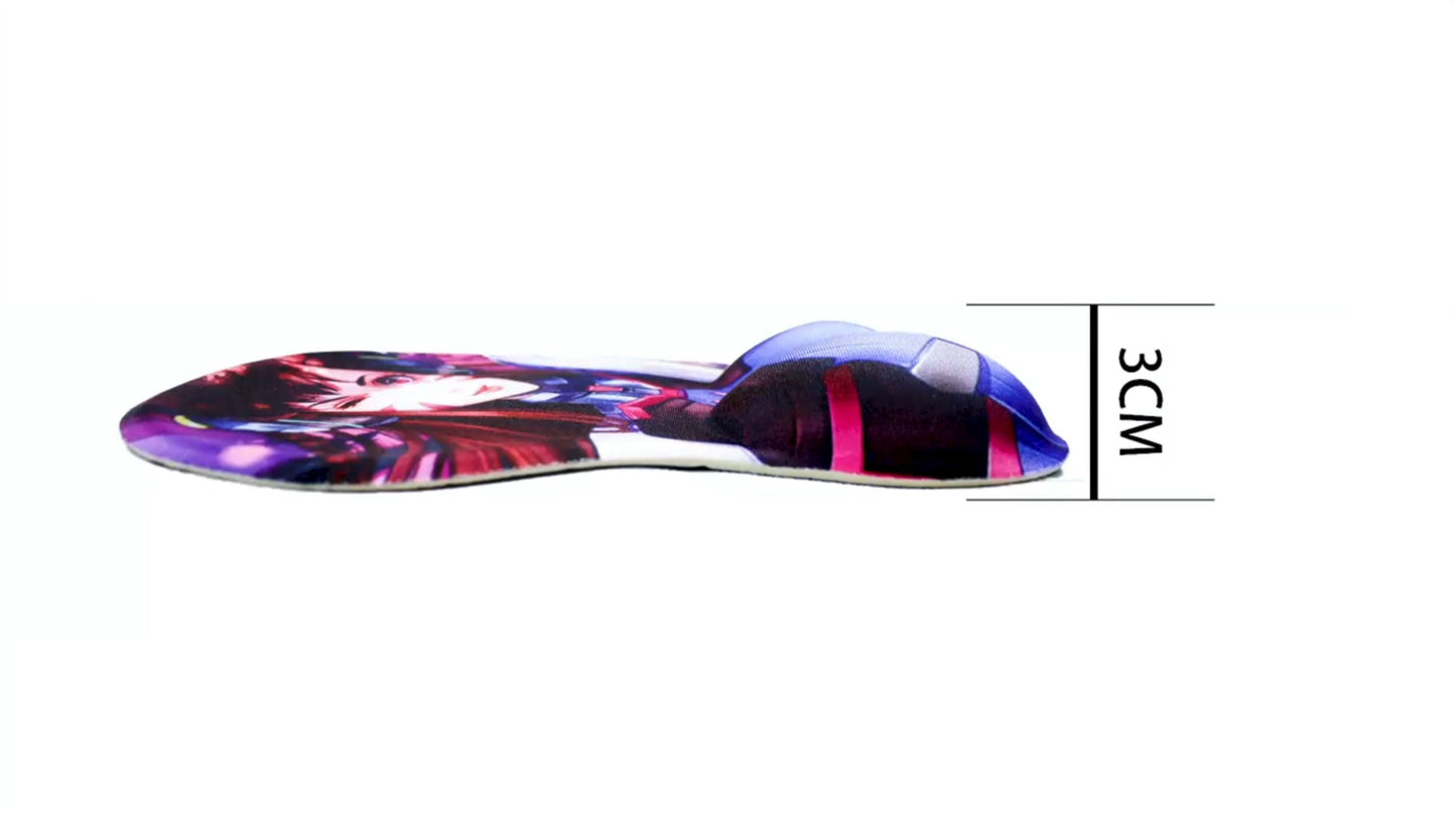 Girl BDSM Latex - 3D Oppai Mouse Pad Wrist Rest