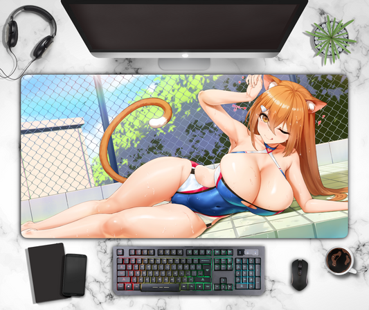Anime Mouse Pad - Large Desk Mat Manga - Gaming Gift - 2 versions