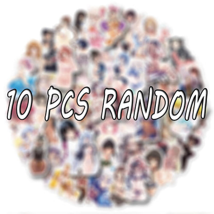 10/30/50PCS Stickers Waifu Sexy Kawaii Anime