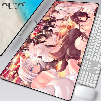 Hot Sexy Girl Desk Mat - Large Mouse Pad Manga