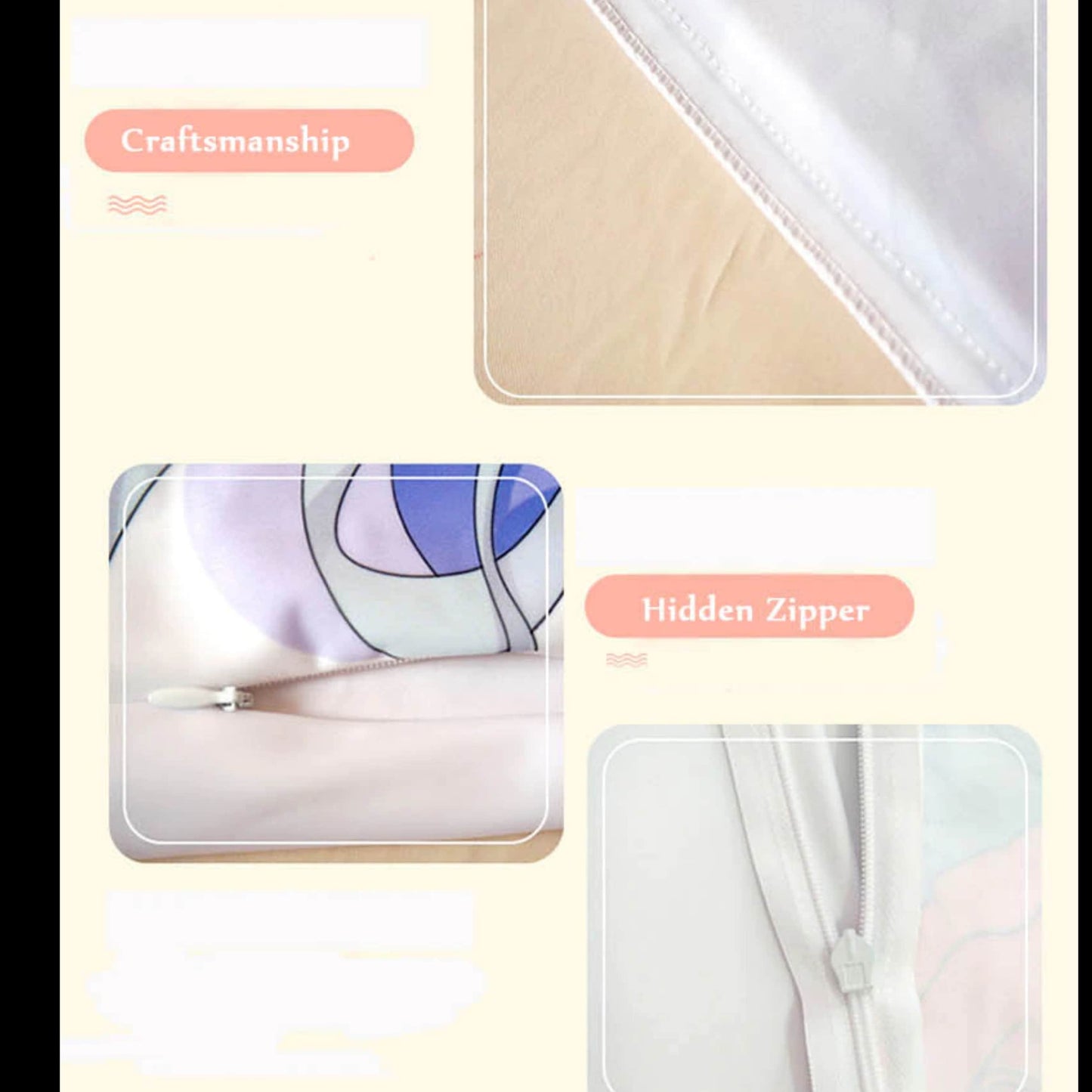 Dakimakura Jean Genshin Impact Body Pillow - Fan made merchandise - Pillowcase only