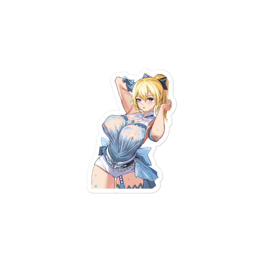 Anime Sexy Girl Sticker Jean Genshin Impact Waterproof Waifu - Fan made merchandise